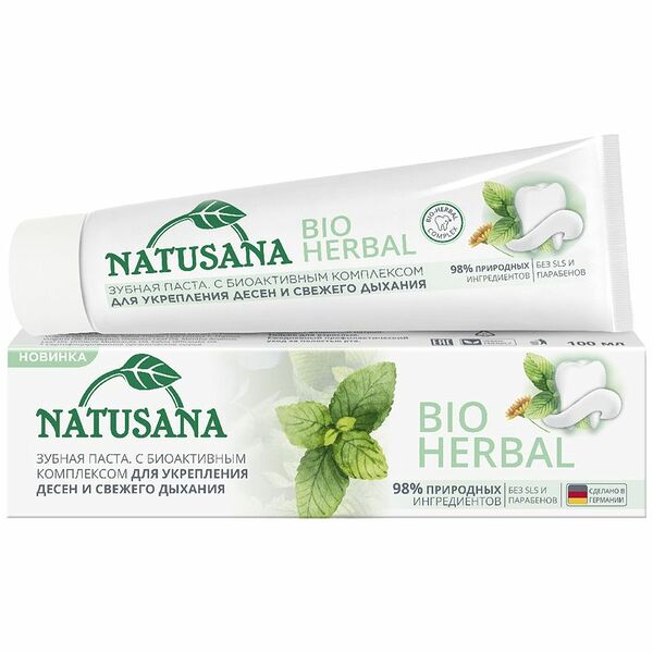 Зубная паста Natusana Bio Herbal