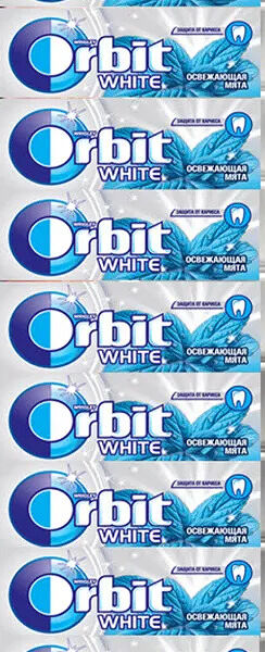 Жевательная резинка Orbit White Освежающая мята 10 шт по 13.6 г