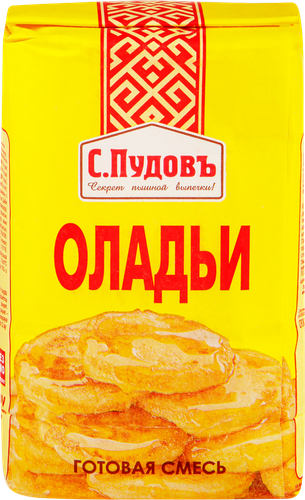 

Смесь мучная С.ПУДОВЪ Оладьи, 500г