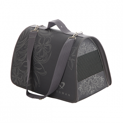 Сумка-переноска Dogman Лира №2 40х25х24 см., Серый