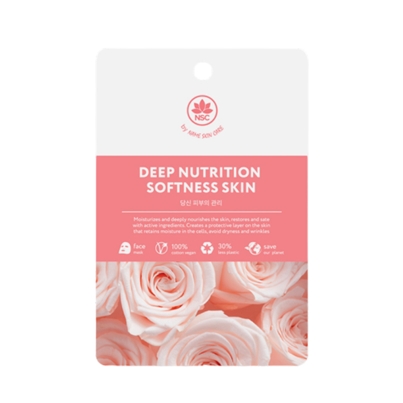

Тканевая маска для лица Name Skin Care Deep Nutrition Softness Skin глубокое питание и мягкость кожи 22 г