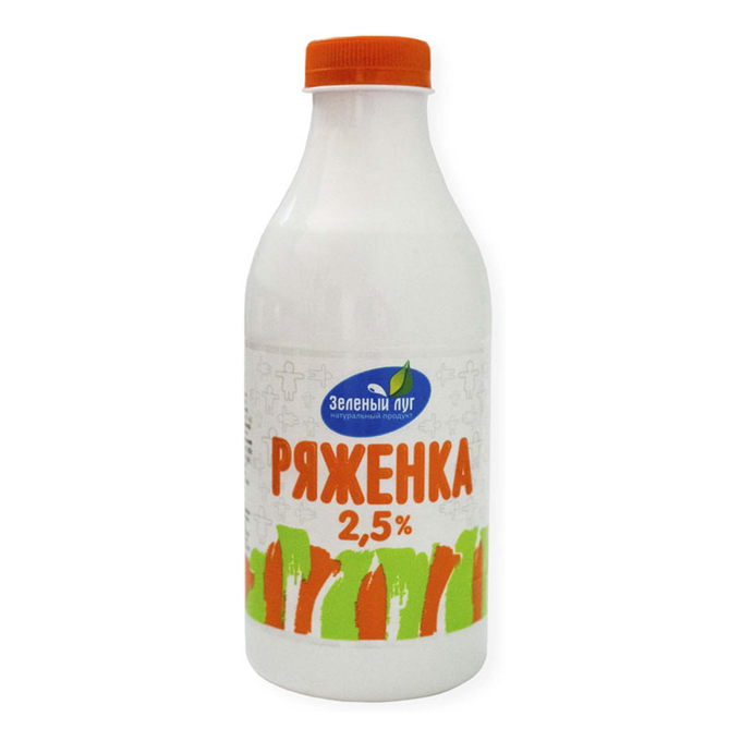 

Ряженка Зеленый луг 2.5% 750 г