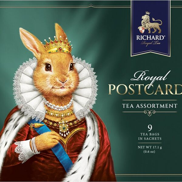 Набор чайный RICHARD Royal Postcards Tea Assortment, 9пак