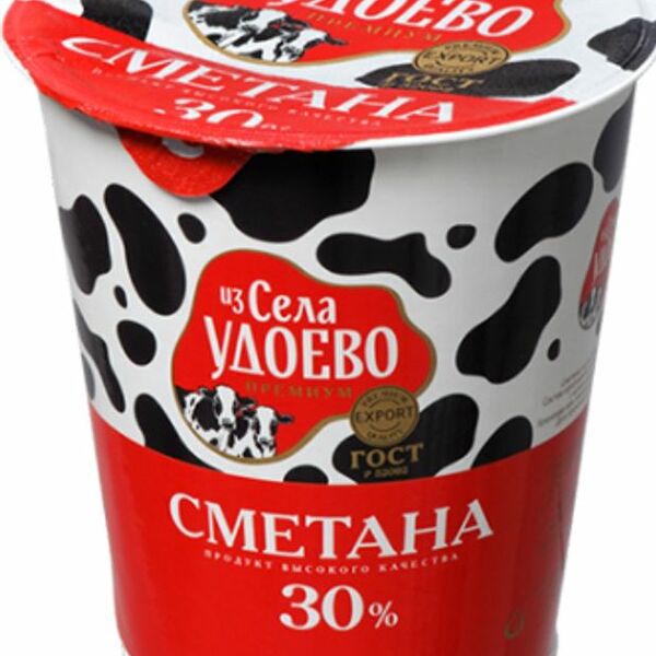 Сметана Из Села Удоево 30%