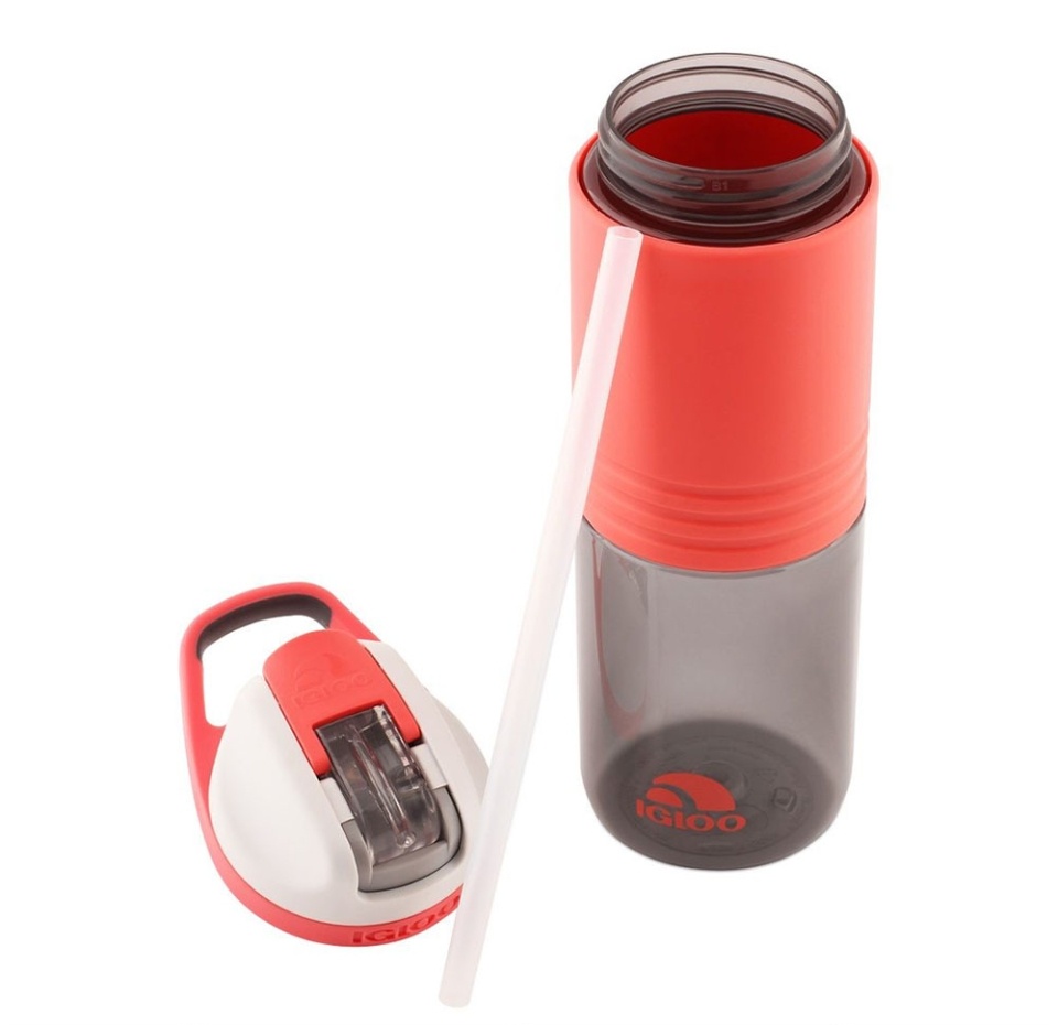 

Бутылка пластиковая IGLOO Swift с трубочкой и силиконовым носиком