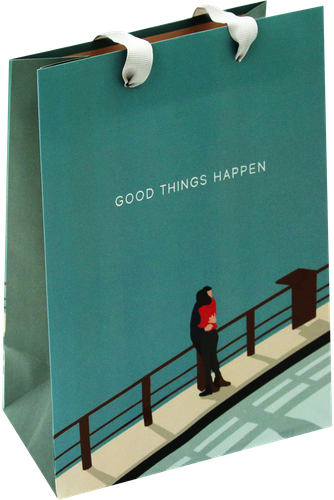 

Пакет подарочный MESHU Любить – это беречь, 18х23х10см, отделка фольгой, выборочный лак