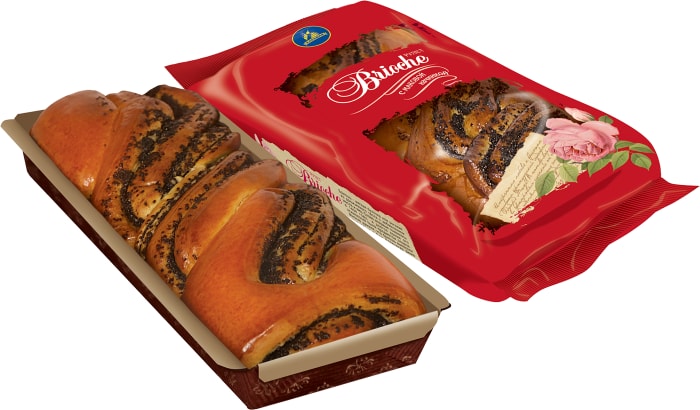 

Рулет Каравай Бриошь с маковой начинкой 240 г