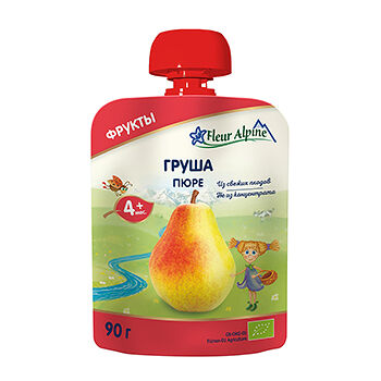 Пюре детское Fleur Alpine Груша, с 4 месяцев