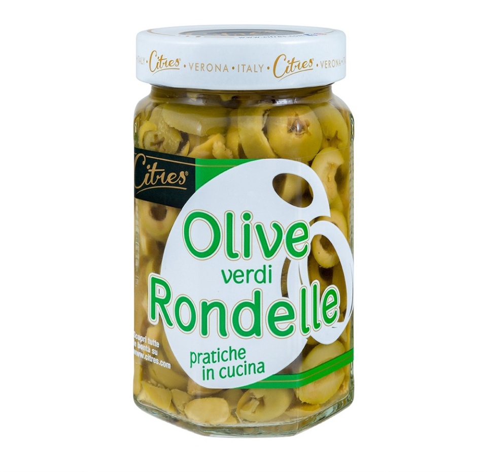 

Оливки Citres зеленые без косточки надрезанные 290 г Италия