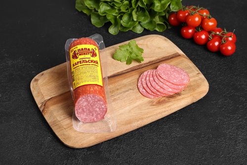 

Колбаса варено-копченая Папа может Сервелат Карельский 280 г