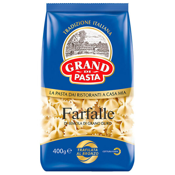 Макароны Grand di Pasta 400г бантики