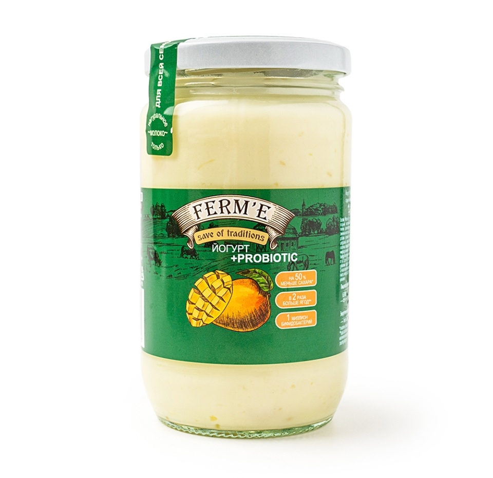 

Йогурт Ferm'e со вкусом манго 2.5% 350 г