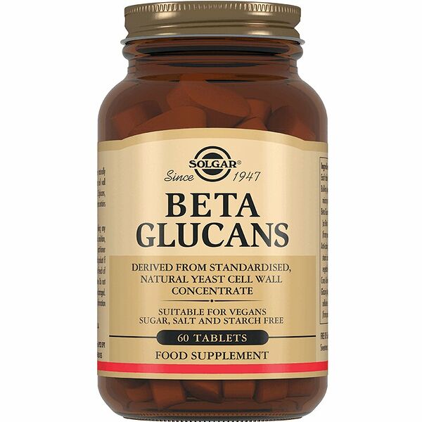 Солгар Бета-глюканы таблетки 60 шт