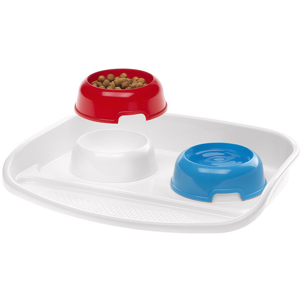 Ferplast пластиковый поднос Lindo с мисками Party 4