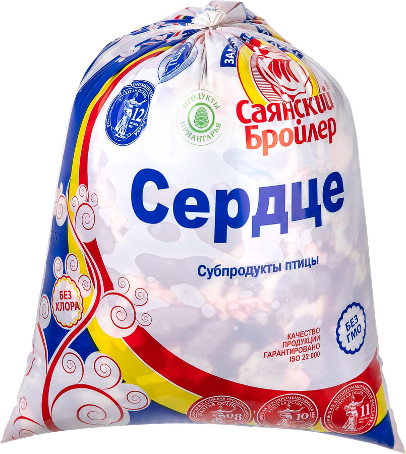 

Сердце куриное САЯНСКИЙ БРОЙЛЕР зам. вес