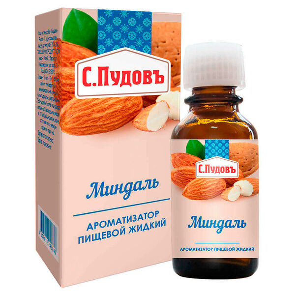 Ароматизатор С.Пудовъ миндаль 10г стекл. флакон