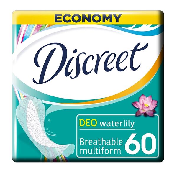 Прокладки Discreet Deo Waterlily multiform 60 шт