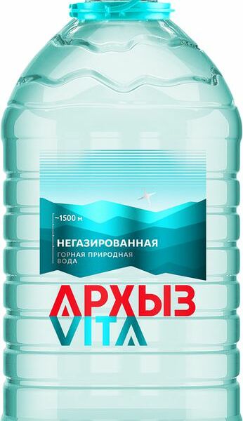Вода Архыз Вита горная для детей минеральная негазированная 5л
