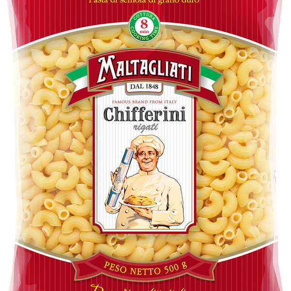 Макаронные изделия Maltagliati №038 Рожки Россия 500г