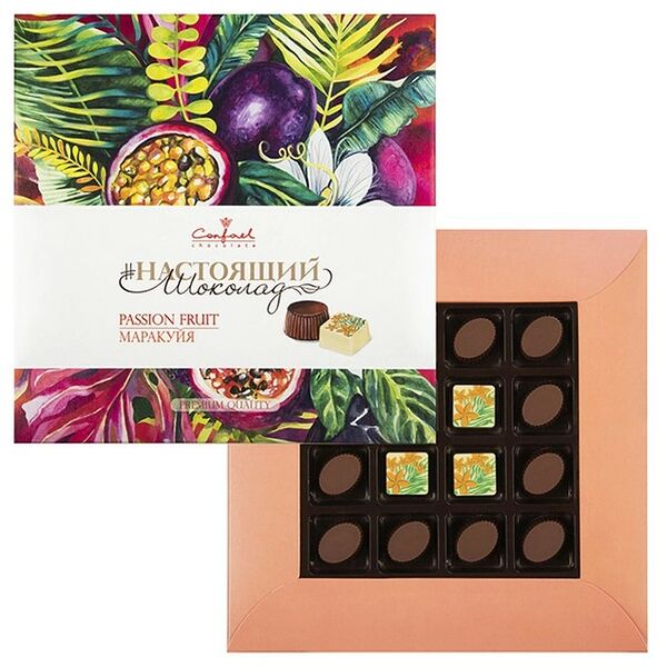 Шоколадные конфеты ассорти Маракуйя