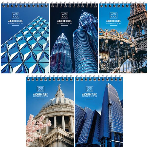 Блокнот А6 60л на гребне 