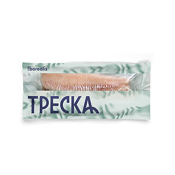 Филе трески Borealis без кожи замороженное 600г