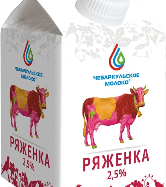 Ряженка Чебаркульское Молоко 2.5%, 500мл