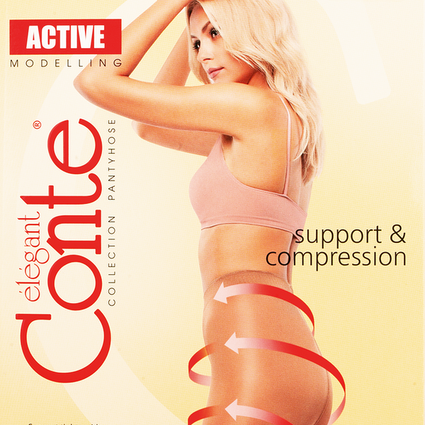 Колготки женские CONTE Active 40 den nero 3