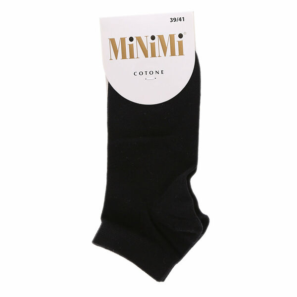 Носки однотонные укороченные Minimi Cotone 1201 Nero р.39-41 1 пара