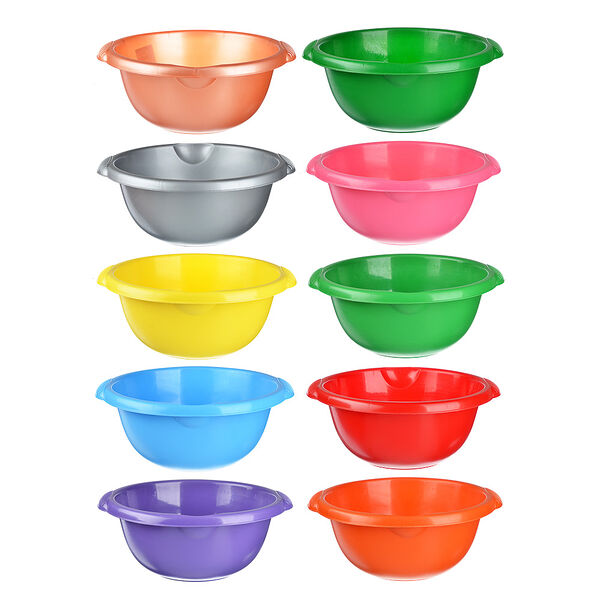 Таз пластмассовый круглый 12 л цвет в ассортименте