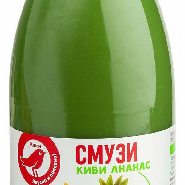 Смузи Киви-Ананас АШАН Красная птица,1 л