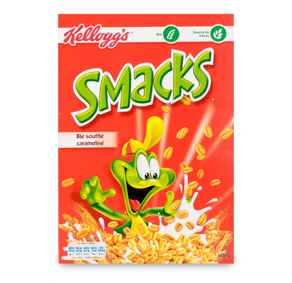 

Хлопья "Kellogg's" "Смэкс" пшеничные с медом