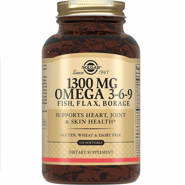 Solgar Омега 3-6-9 капсулы 120 шт