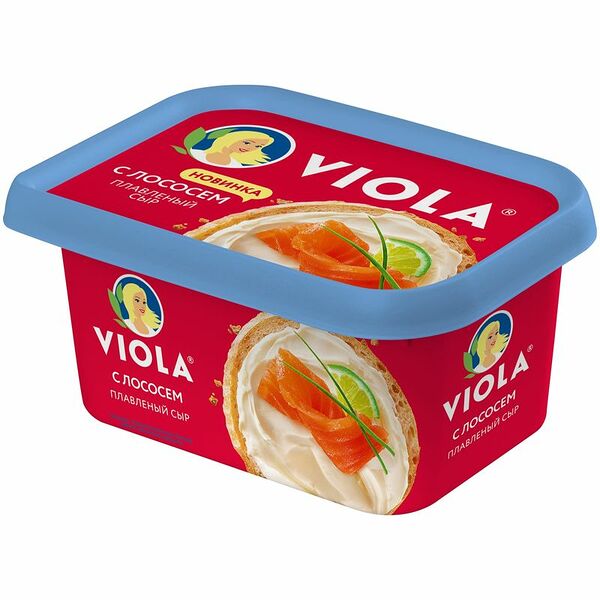 Сыр плавленый Viola с лососем 35%