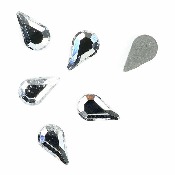 438-15-110 Стразы термоклеевые MC Pear FB crytal 6*3,6мм 6 шт Preciosa
