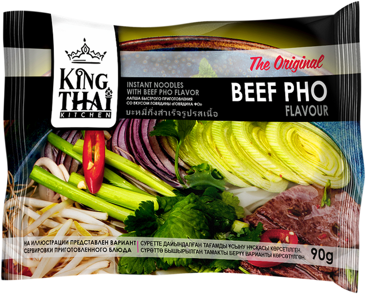 

Лапша Kingthai Kitchen говядина 90 г