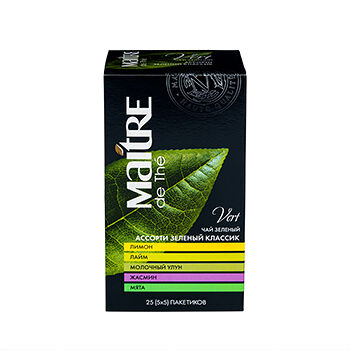 Чай зеленый Maitre Ассорти Классик