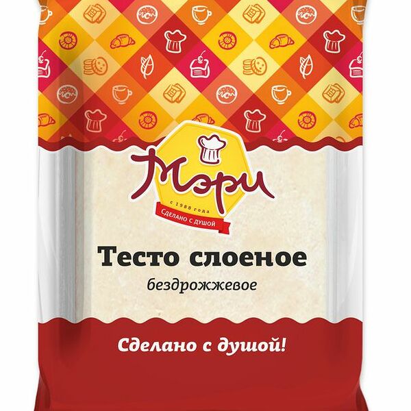  Тесто Мэри слоеное бездрожжевое 500 г