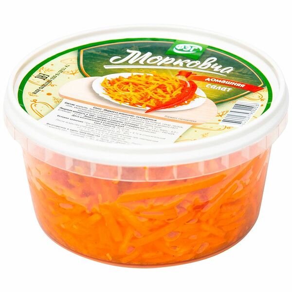 Салат ФЭГ Морковча домашняя охлажденный 300г