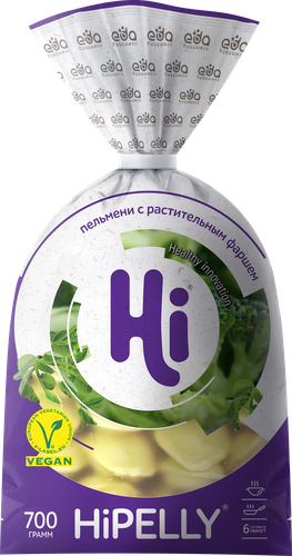 

Пельмени Hi Hipelly растительные 700 г