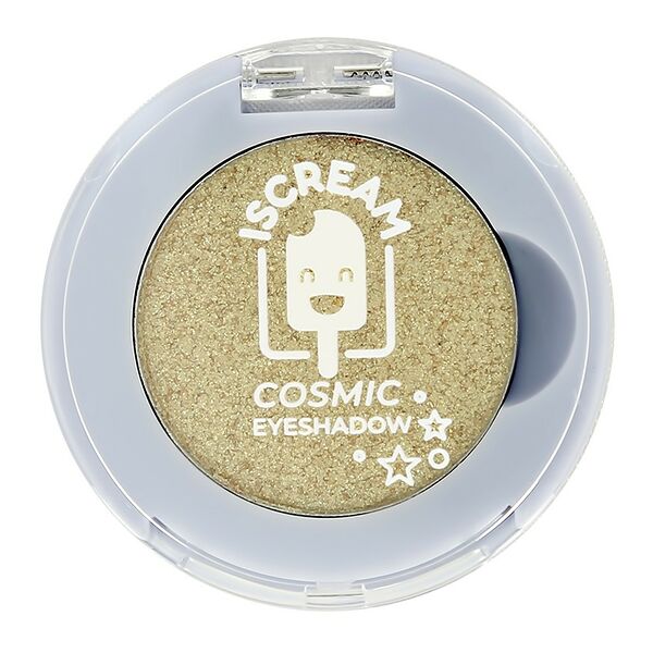 Тени для век `ISCREAM` COSMIC тон 01 Sun shine сверкающие, 12 г