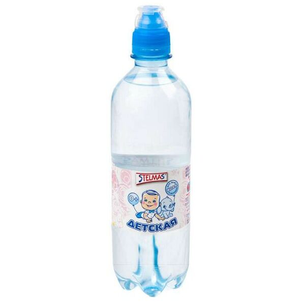 Вода детская Стэлмас Спорт негазированная 0.6л Россия