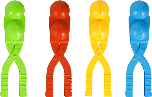 Снежколеп BIGGA на 2 снежка, Арт. LM676549,цвет в ассортименте, 1шт