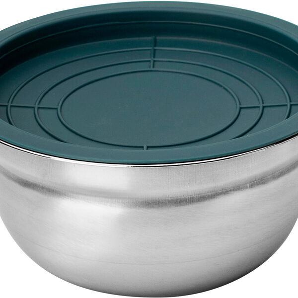 Миска Флорин стальная с крышкой Nordic Sh 2л