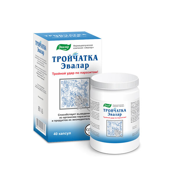 Эвалар Тройчатка капсулы 40 шт 