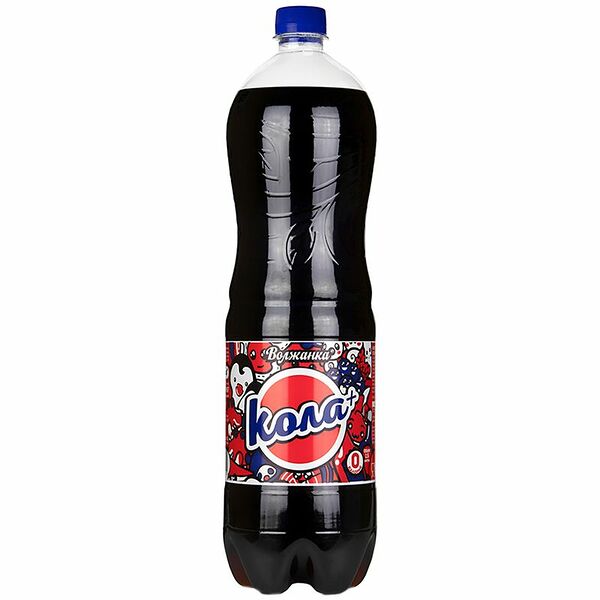 Напиток Волжанка Кола безалкогольный среднегазированный, 1.5л
