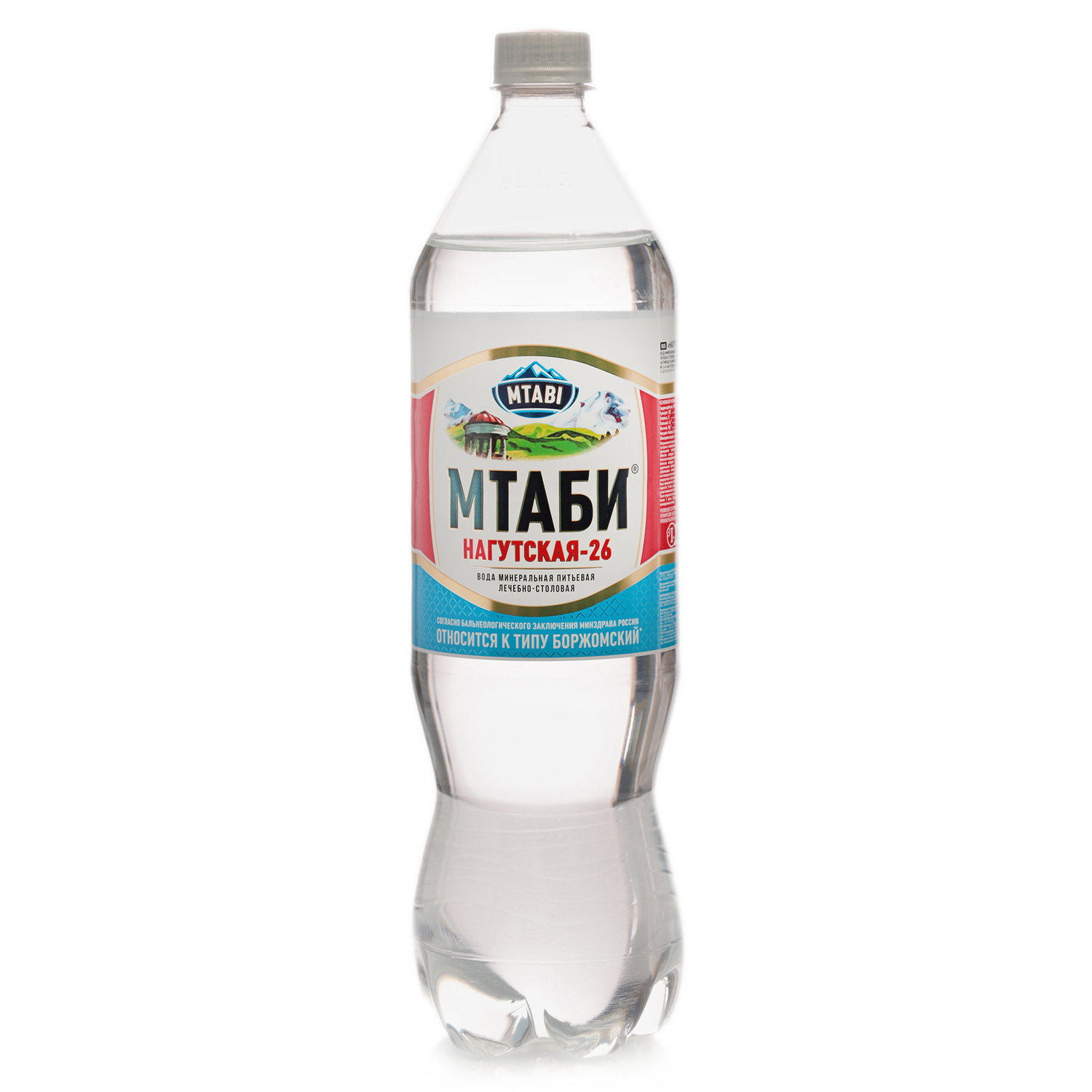 

Вода минеральная Мтаби Нагутская-26 газированная 1.25 л