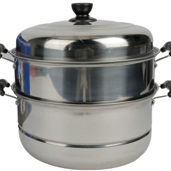 Пароварка двухуровневая 30см