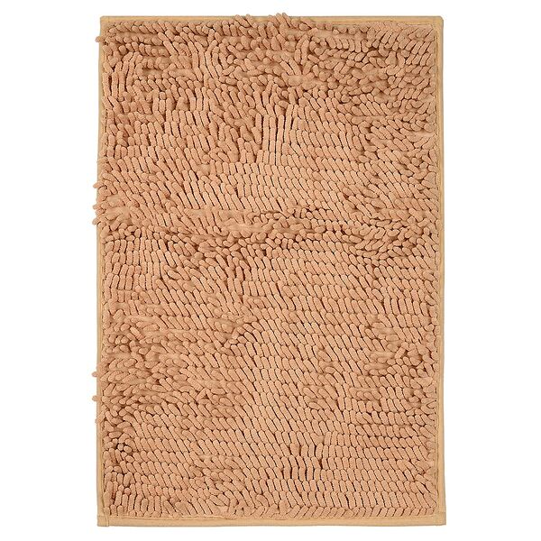 Коврик для ванной лапша, 60х80 см, бежевый