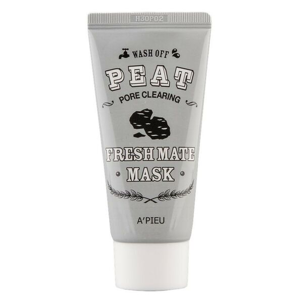 Маска для лица `A`PIEU` FRESH MATE MASK очищающая с экстрактом торфа и древесным углем 50 мл
